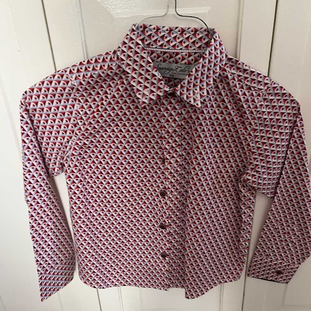Sovereign Code Kids button down dress shirts. Size 6. Like new condition.